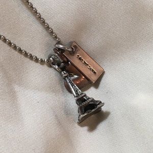 Marc Jacobs Eiffel Tower charm necklace